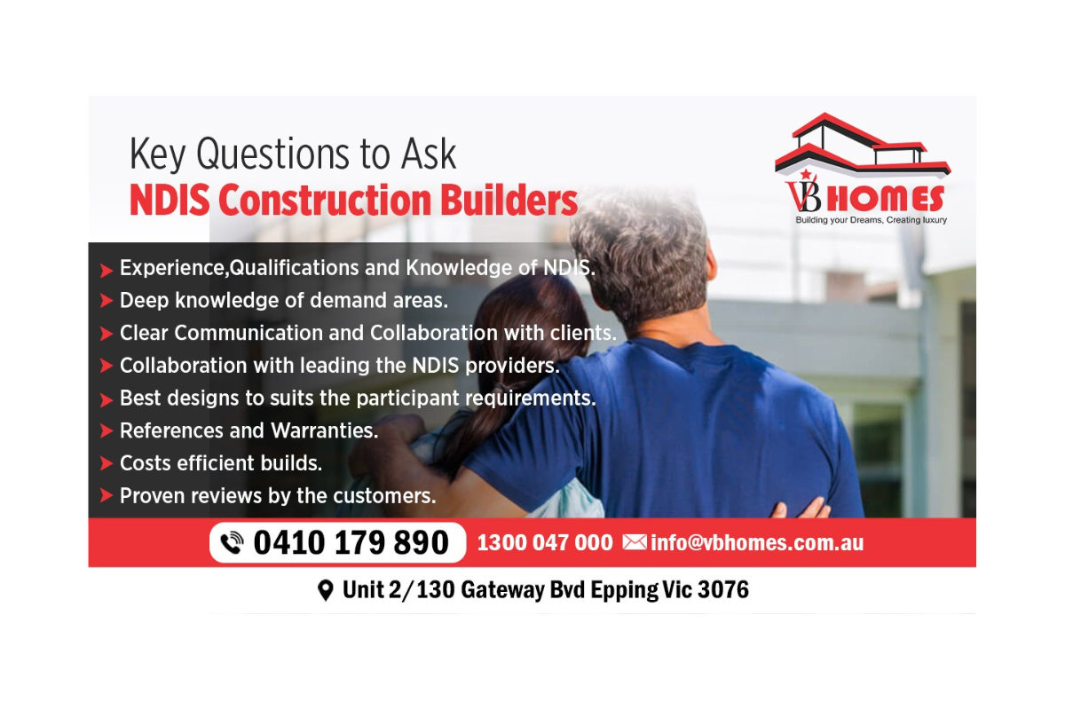 NDIS Builder Victoria | NDIS Approved Builders in Victoria